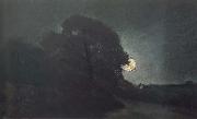 John Constable The edge of a Heath by moonlight oil